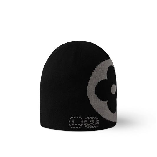 Bonnet et Écharpe LV Fit Monogram Noir