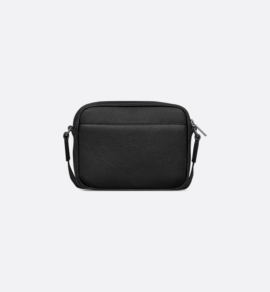 Mini sac Messenger zippé Rider 2.0 Noir et Beige